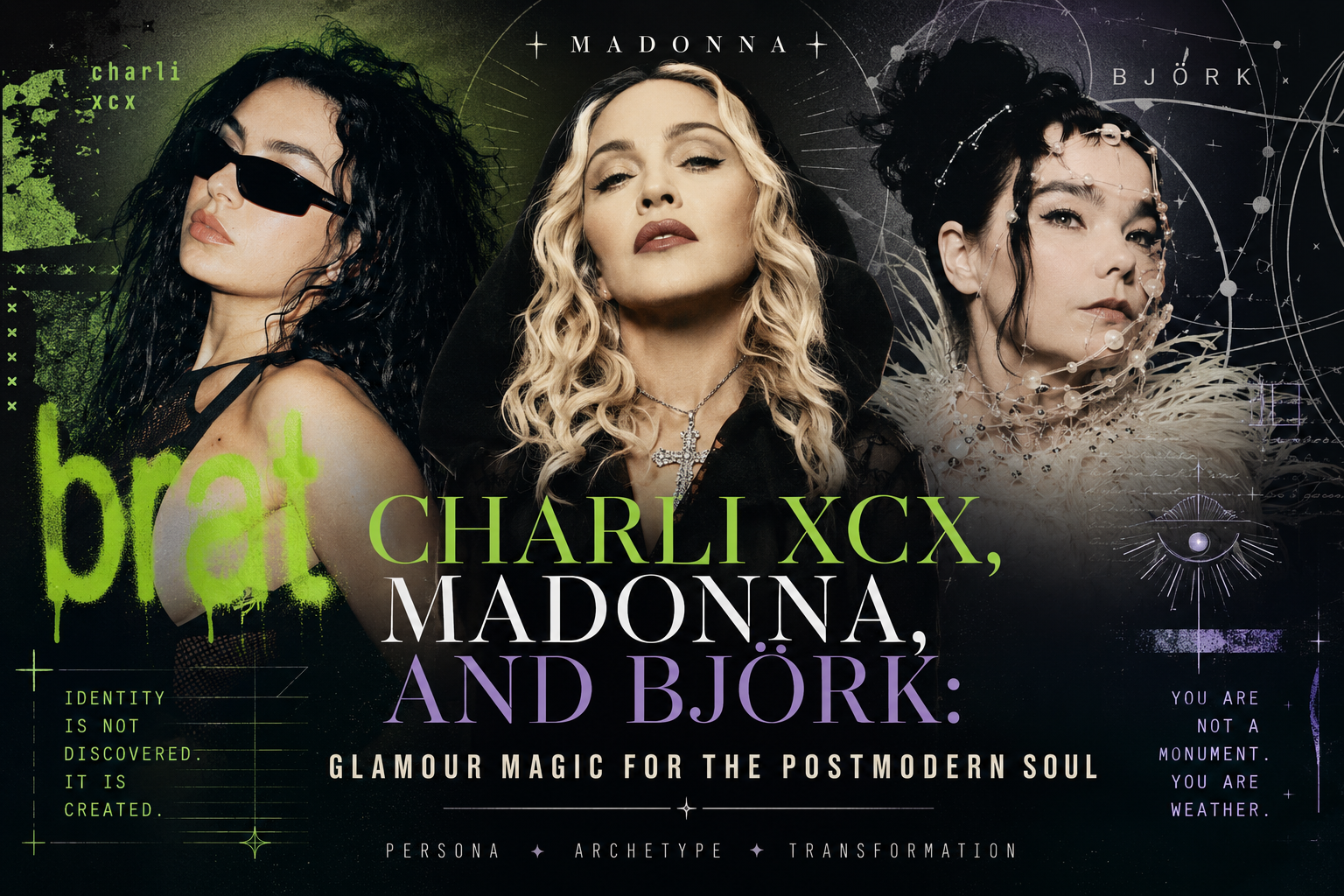 Charli XCX, Madonna, and Björk: Glamour Magic for the Postmodern Soul