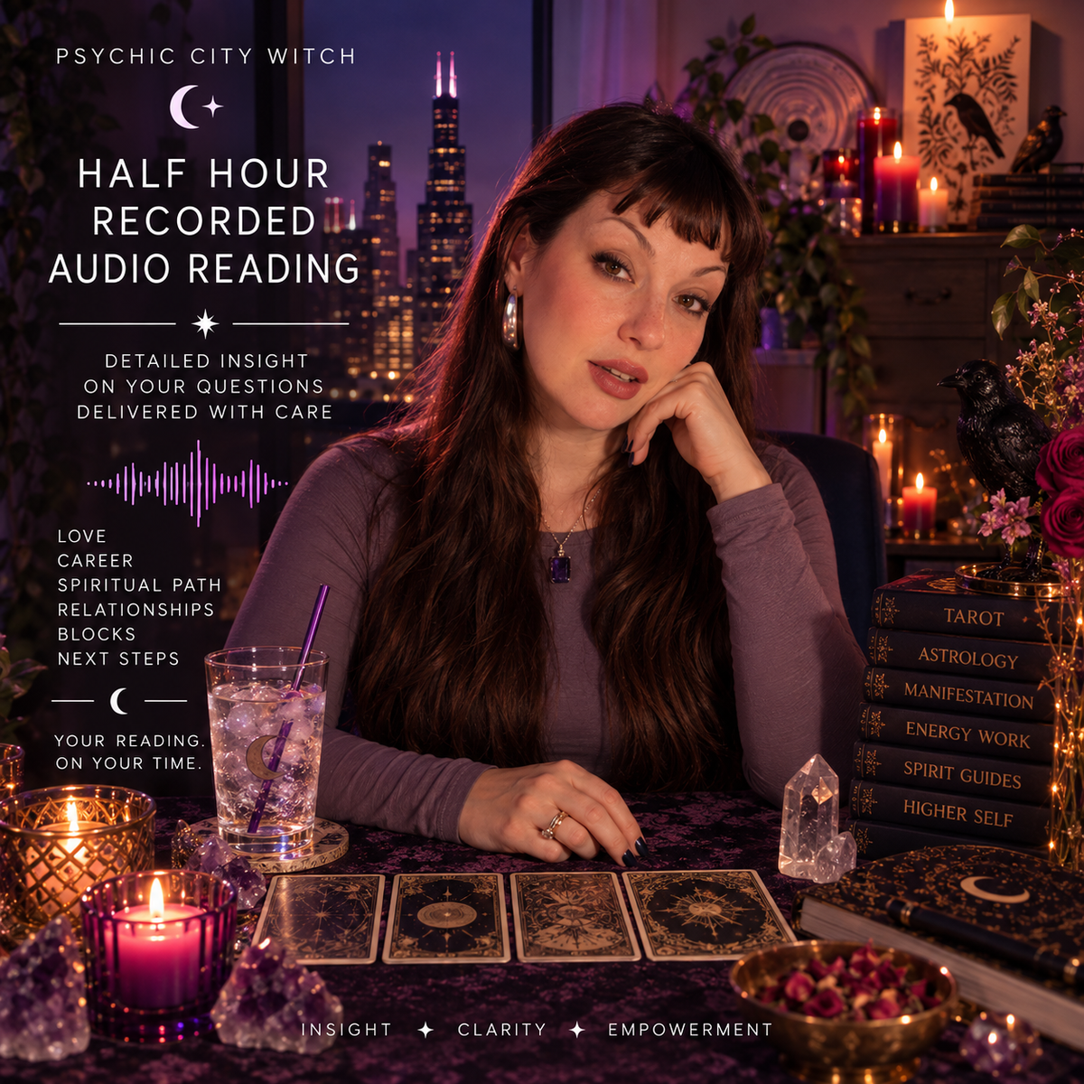 Private: Half Hour Personal Recorded Audio Reading